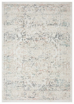 Elouise Cream And Grey Multi-Colour Traditional Floral Rugmodern color block patchwork rug