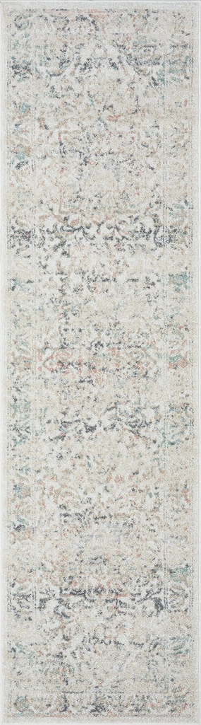 Elouise Cream And Grey Multi-Colour Traditional Floral Runner Rugmodern color block patchwork rug