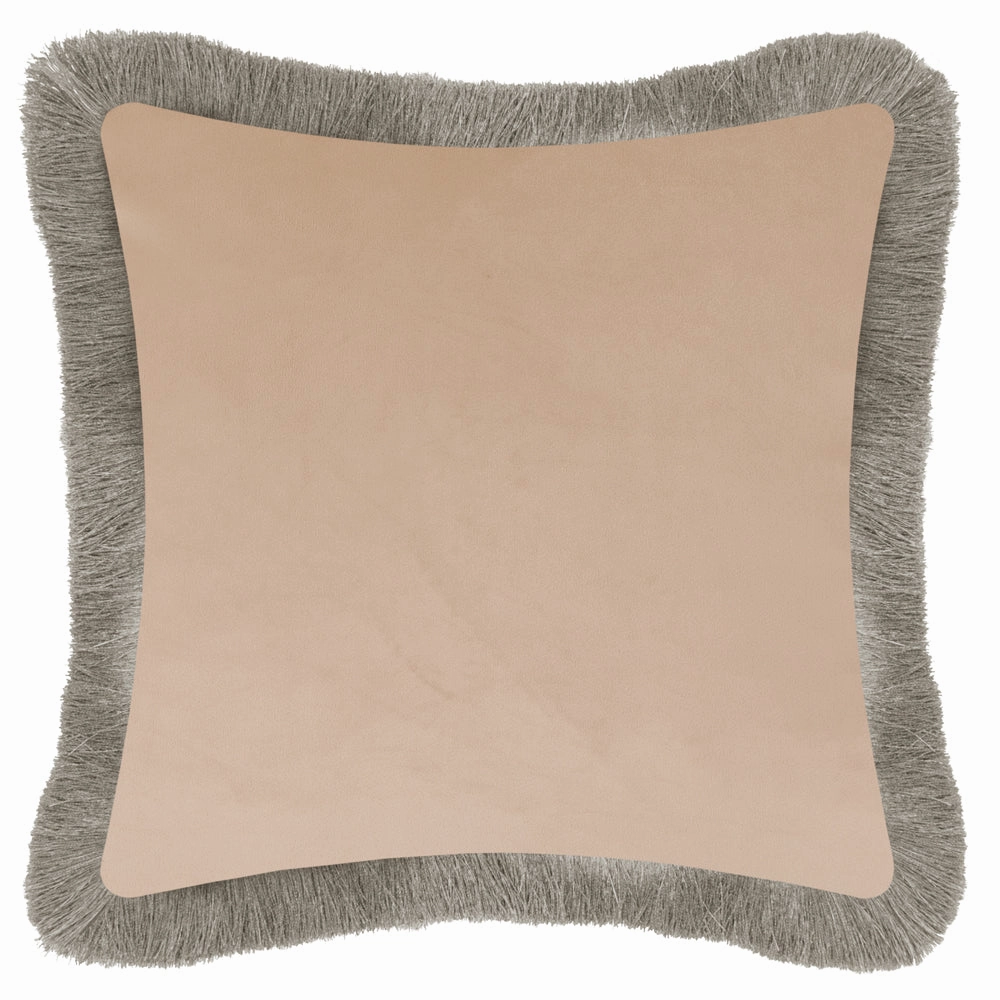 Elysian Canopy Printed Velvet Cushion Lotus
