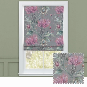 Elysium Printed Cotton Made to Measure Roman Blinds Onyxbedding sets ,throw blankets 