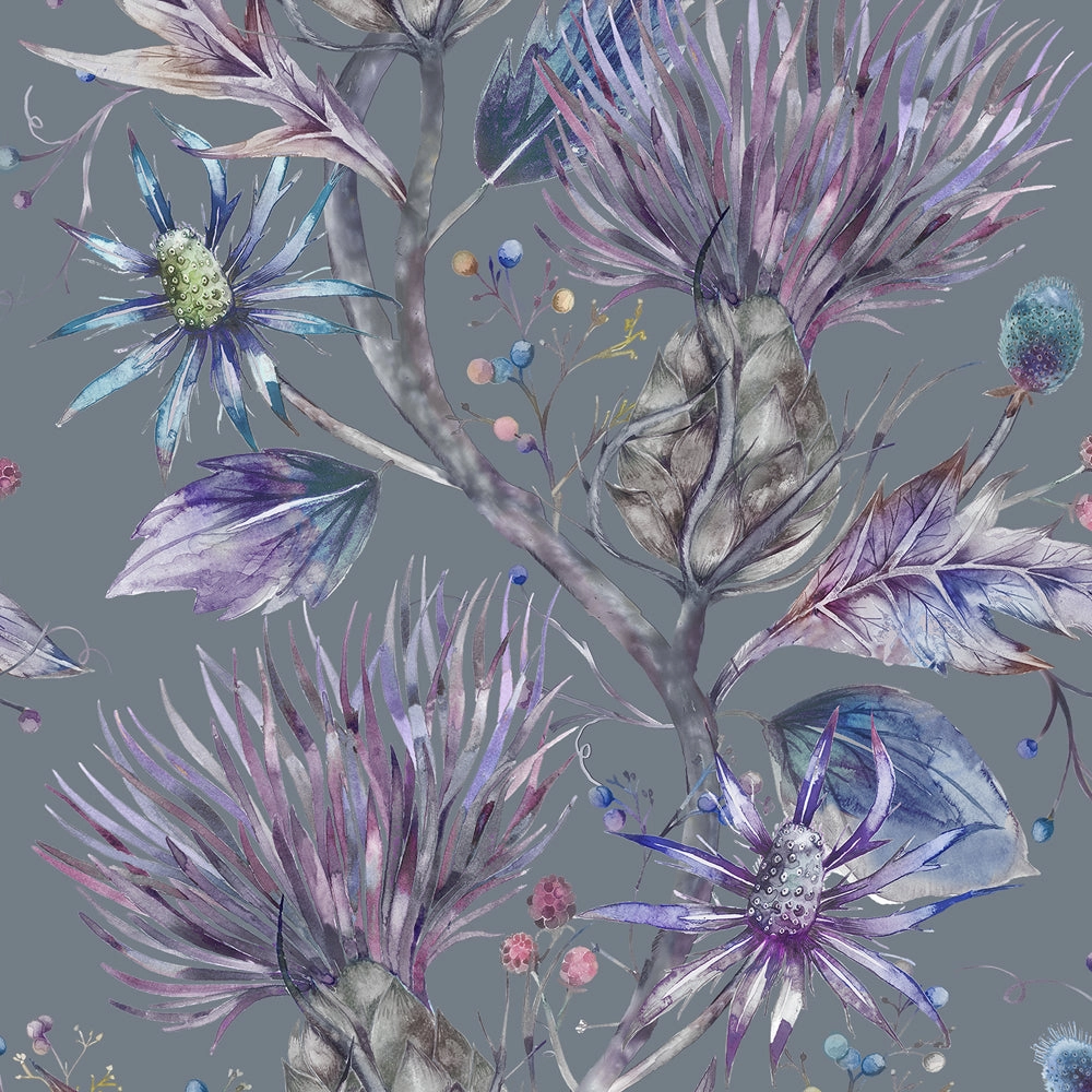 Elysium Printed Made to Measure Curtains Storm