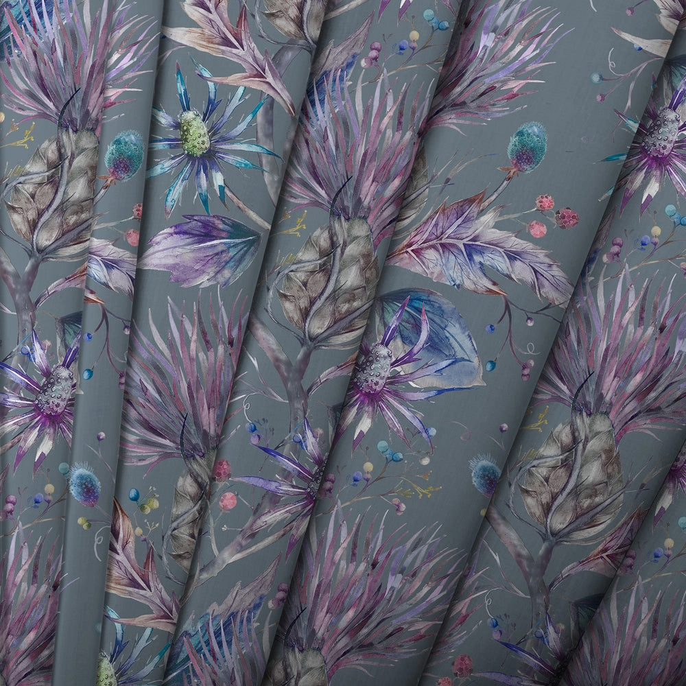 Elysium Printed Made to Measure Curtains Storm