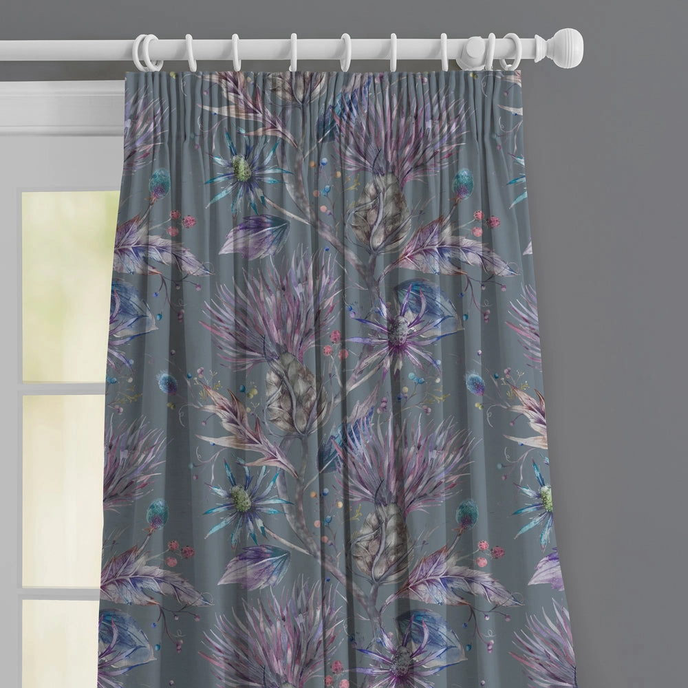 Elysium Printed Made to Measure Curtains Storm