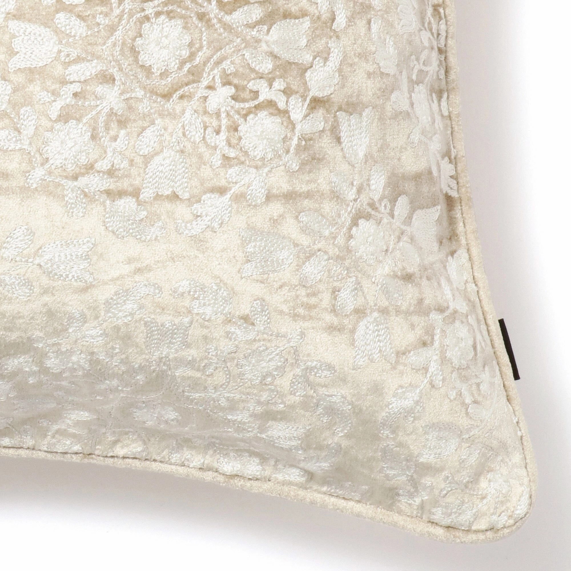Emb Ornament Cushion Cover 450 X 450 Beige