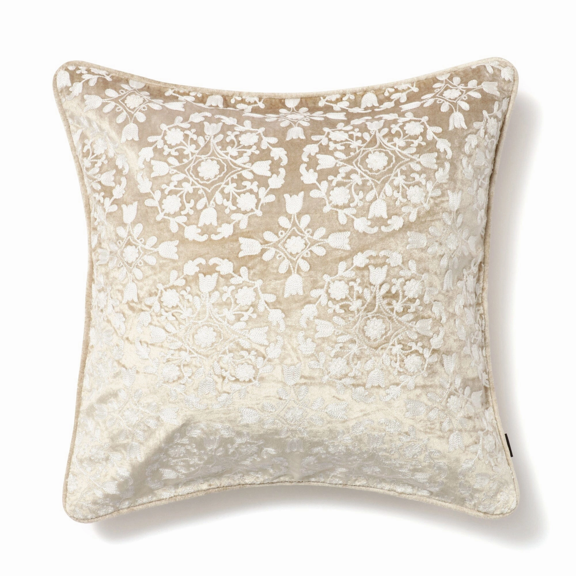 Emb Ornament Cushion Cover 450 X 450 Beigebedding sets ,throw blankets 