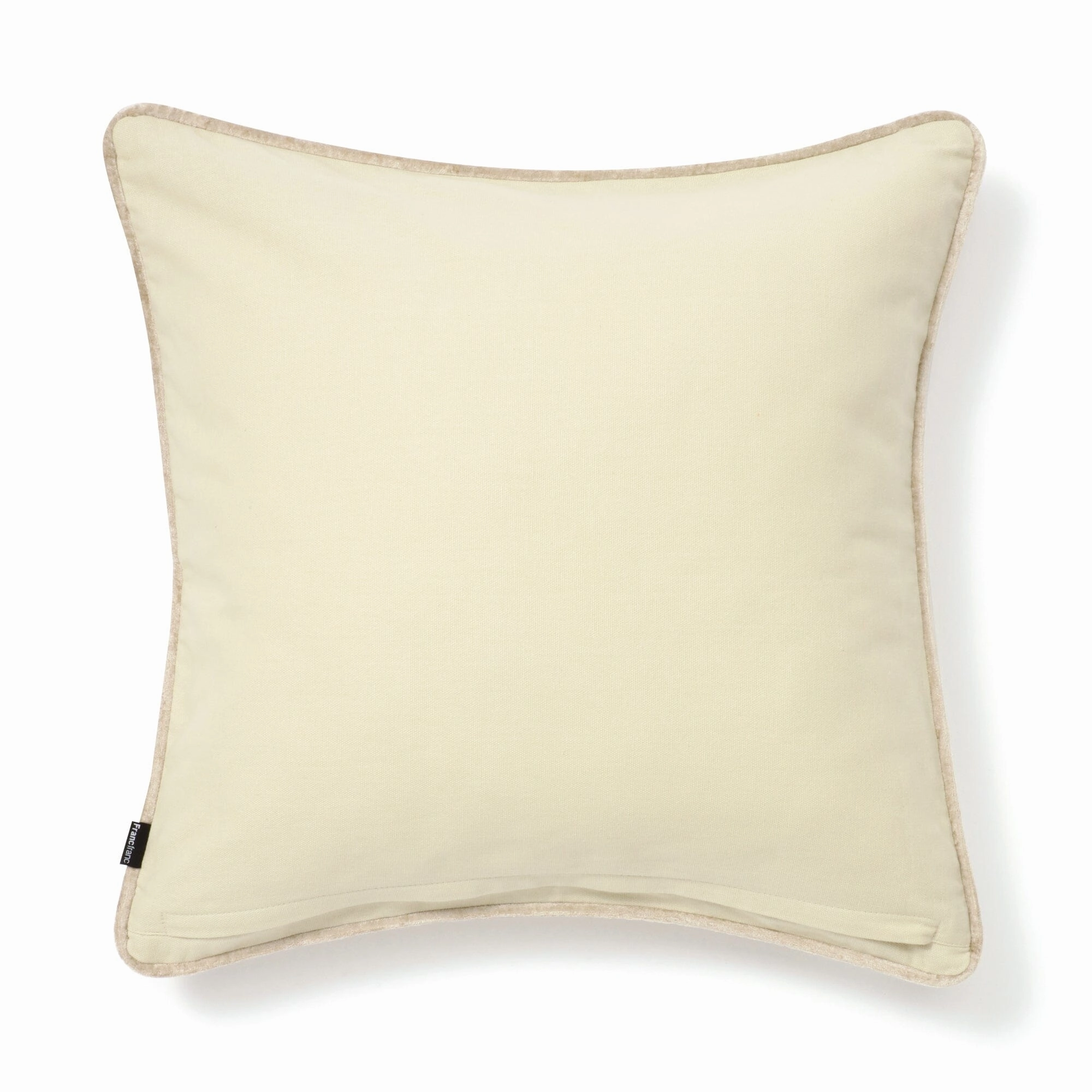 Emb Ornament Cushion Cover 450 X 450 Beige