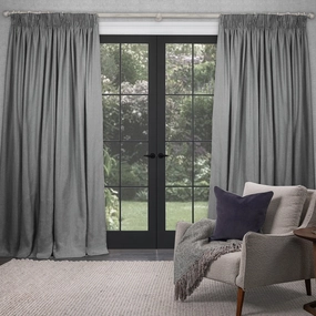 Emilio Woven Pencil Pleat Curtains Pebblebedding sets ,throw blankets 
