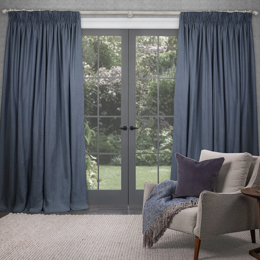Emilio Woven Pencil Pleat Curtains Stormbedding sets ,throw blankets 