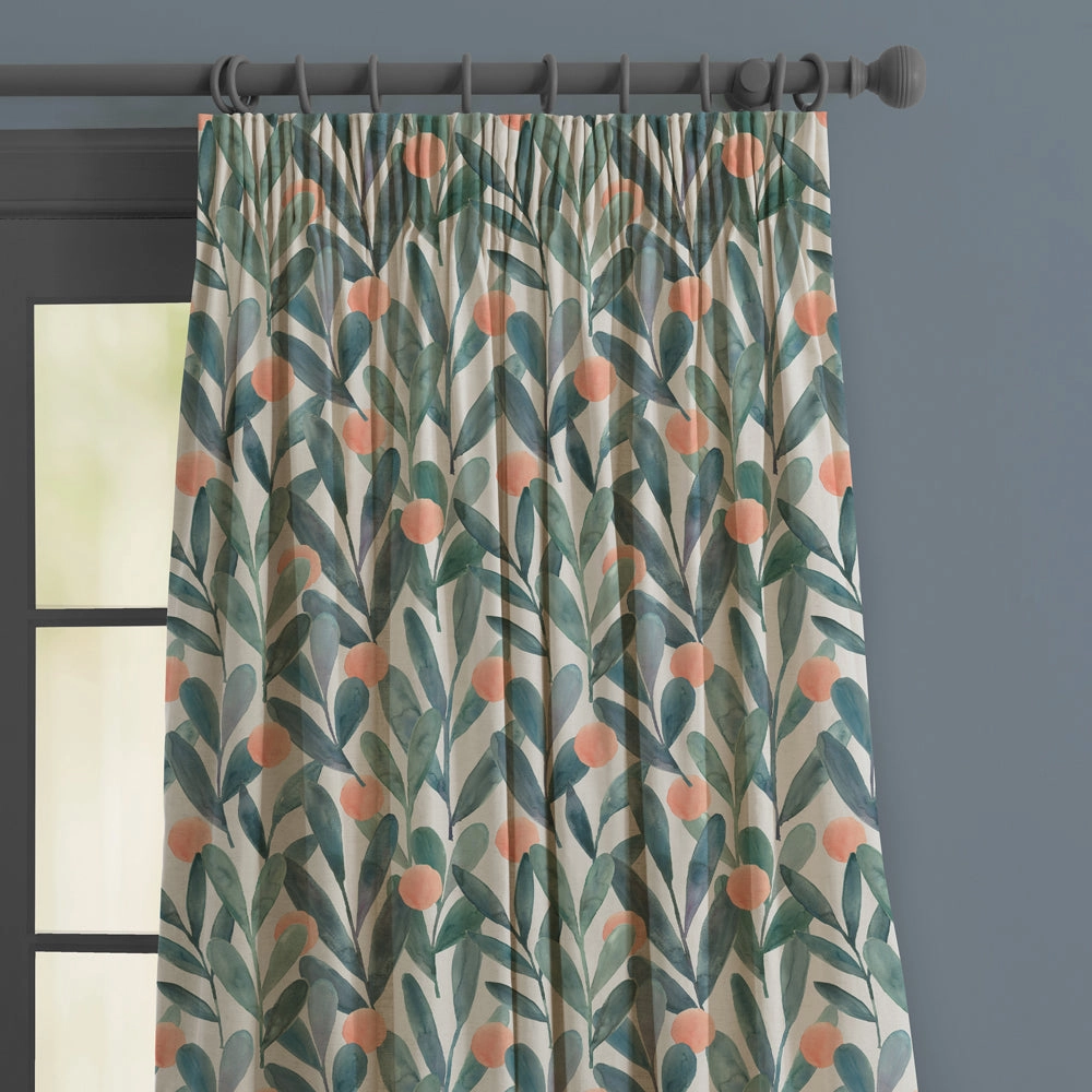 Enso Printed Made to Measure Curtains Mineral