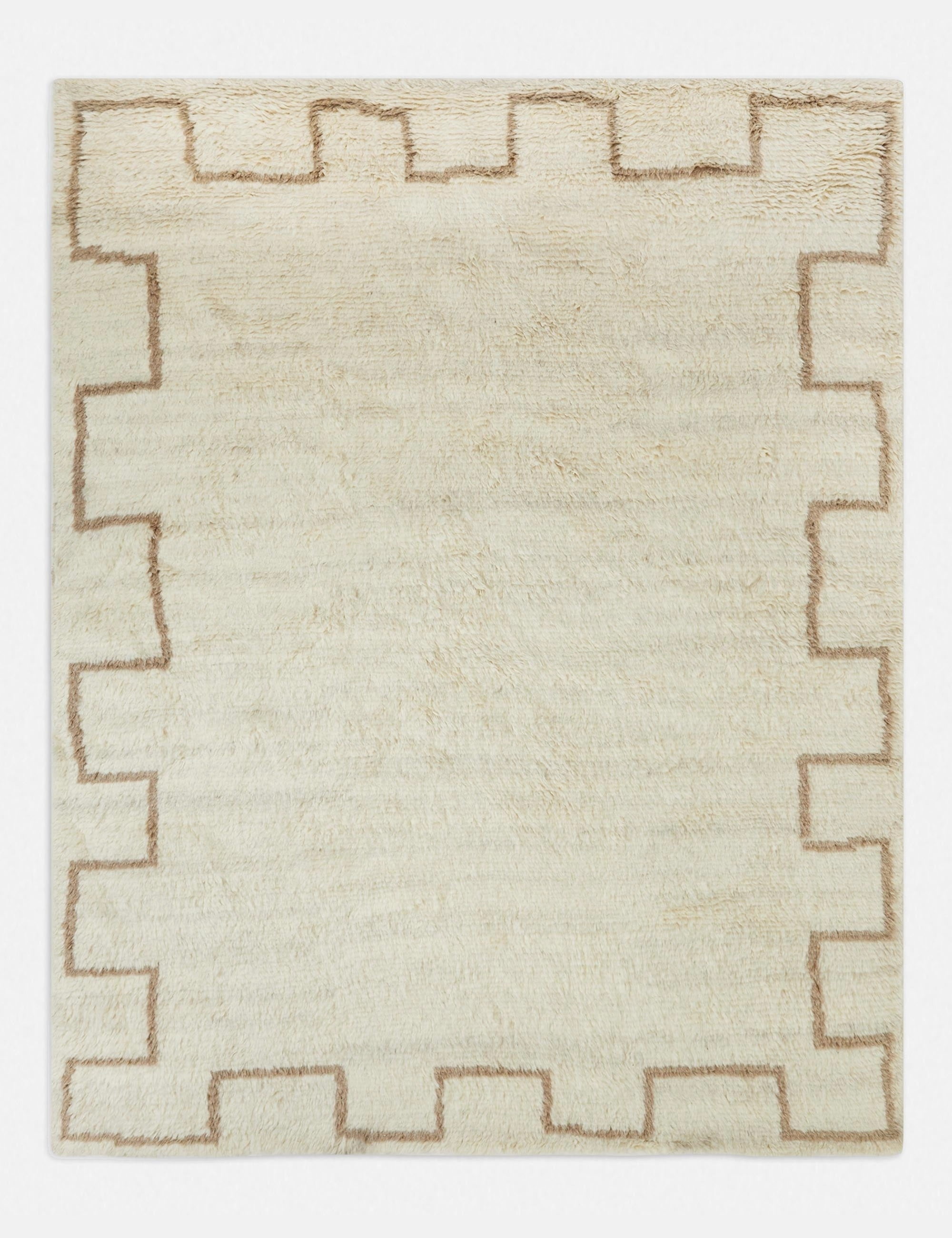 Eoin Hand-Knotted Wool Moroccan Rugmodern color block patchwork rug
