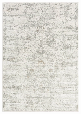 Eshe Grey and Ivory Distressed Floral Rug *NO RETURNS UNLESS FAULTYmodern color block patchwork rug