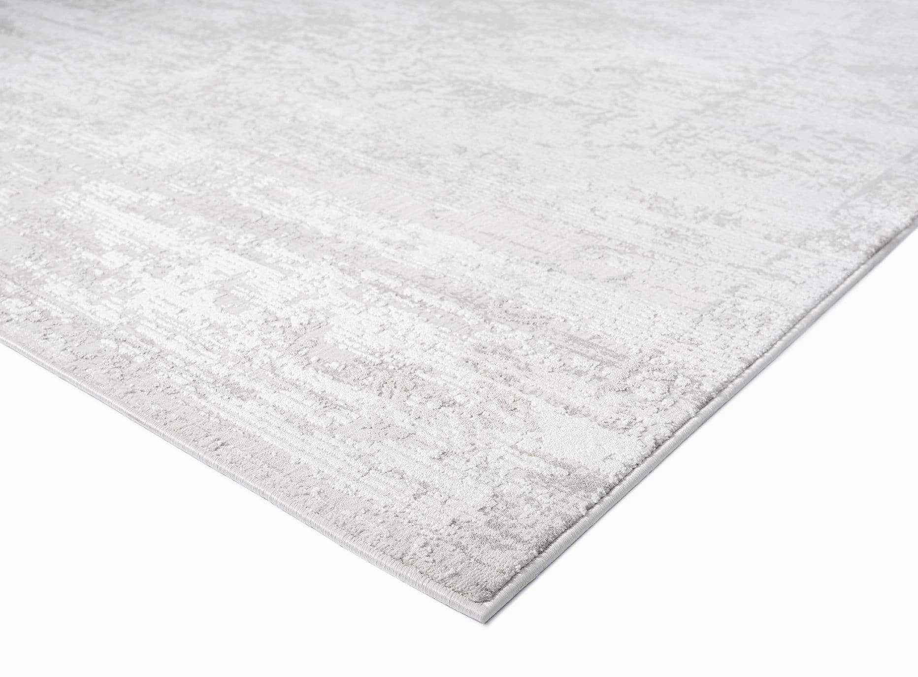 Eshe Grey and Ivory Distressed Floral Rug *NO RETURNS UNLESS FAULTY