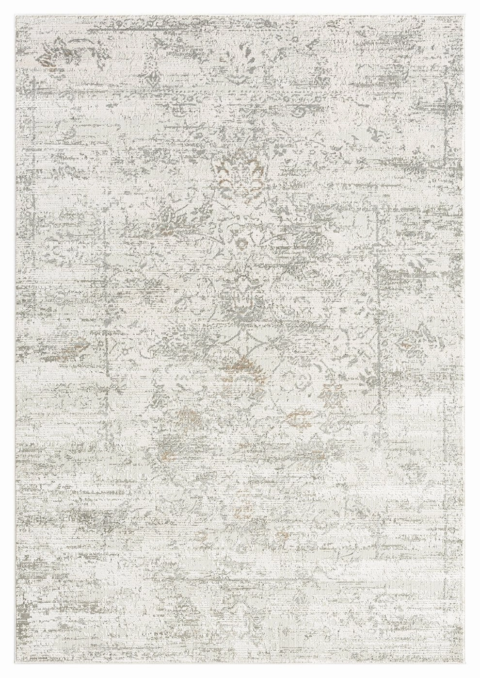 Eshe Grey and Ivory Distressed Floral Rug *NO RETURNS UNLESS FAULTYmodern color block patchwork rug
