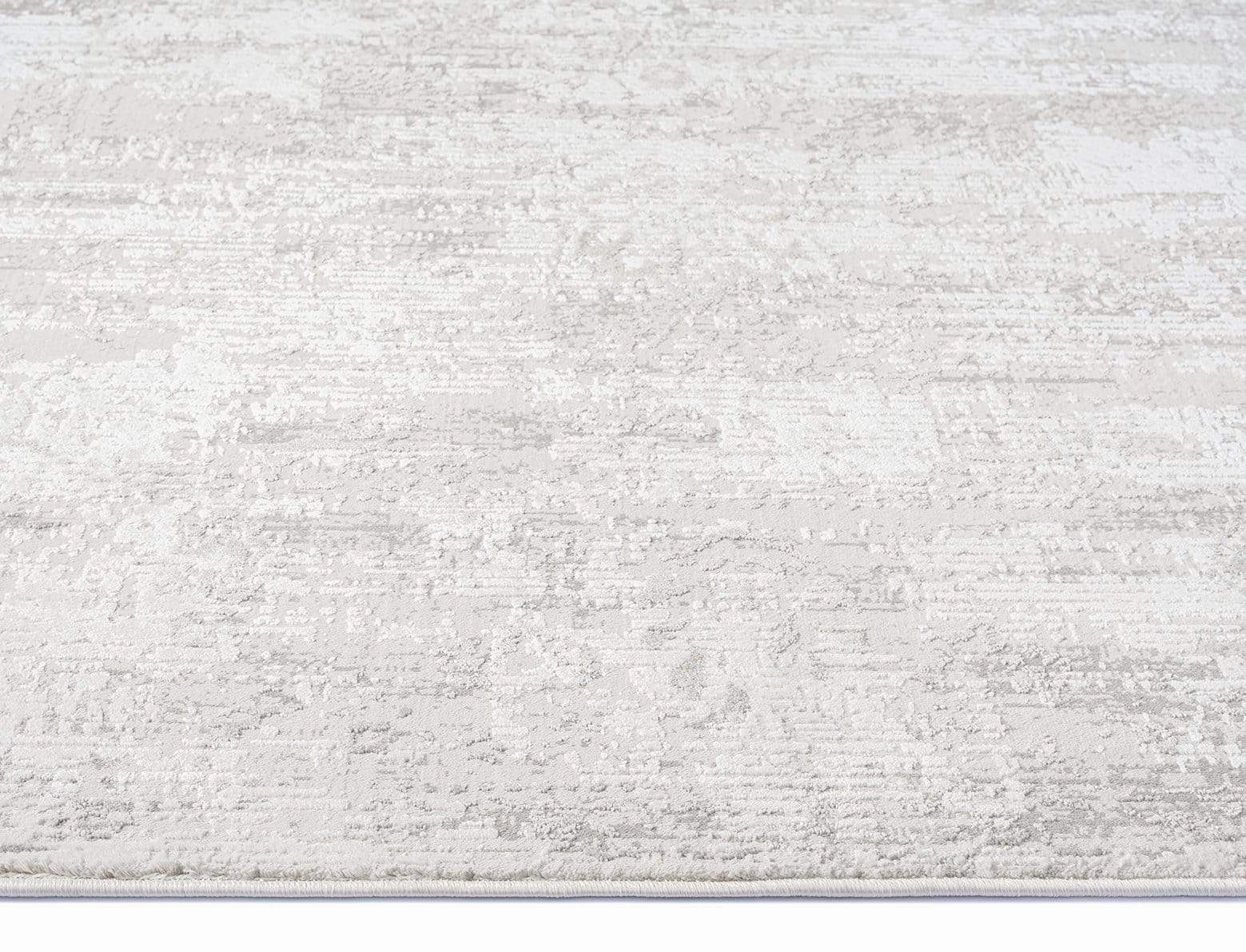 Eshe Grey and Ivory Distressed Floral Rug *NO RETURNS UNLESS FAULTY