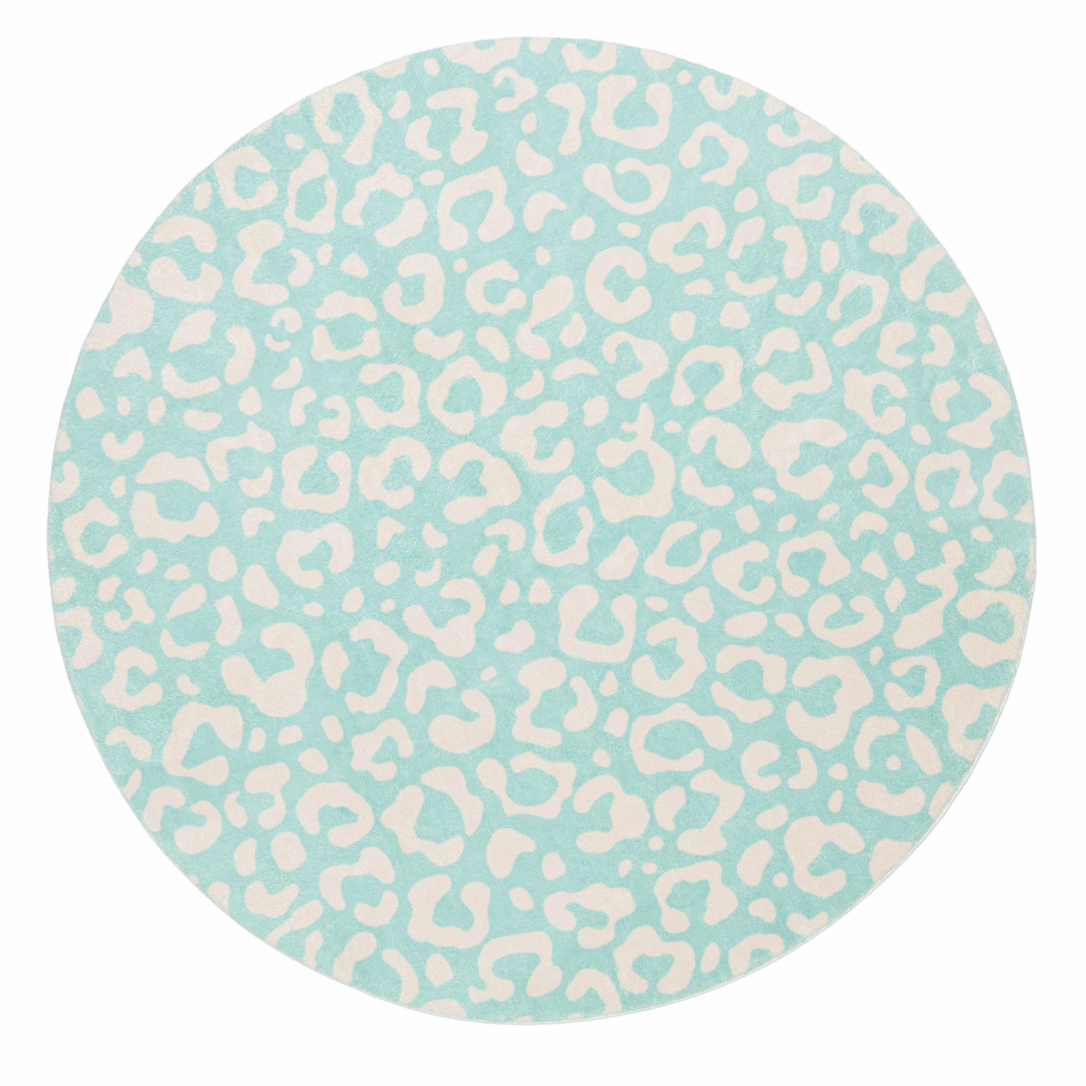 Esmeralda Pink and Green Washable Round Rug *NO RETURNS UNLESS FAULTYmodern color block patchwork rug