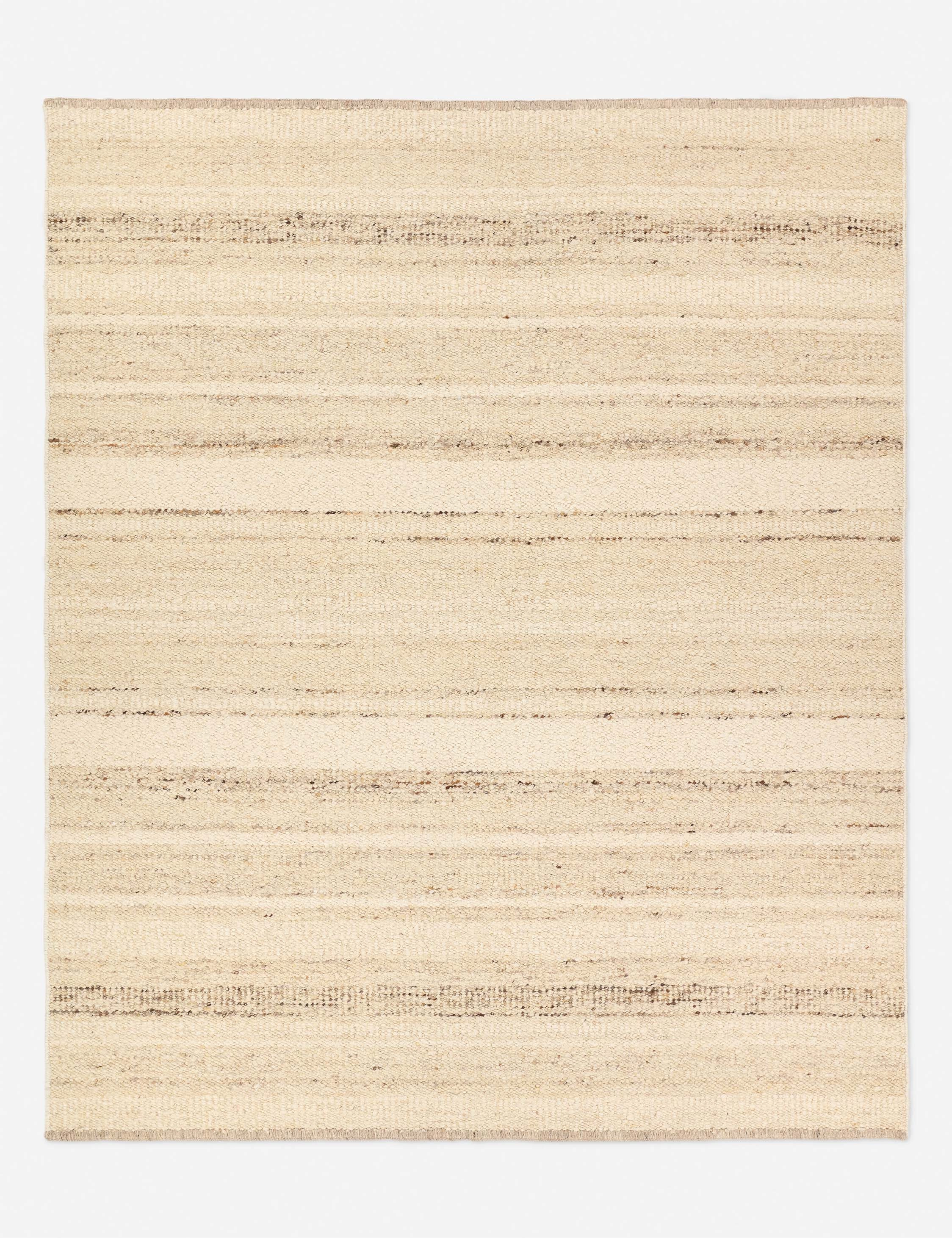Estrel Handwoven Wool Rugmodern color block patchwork rug