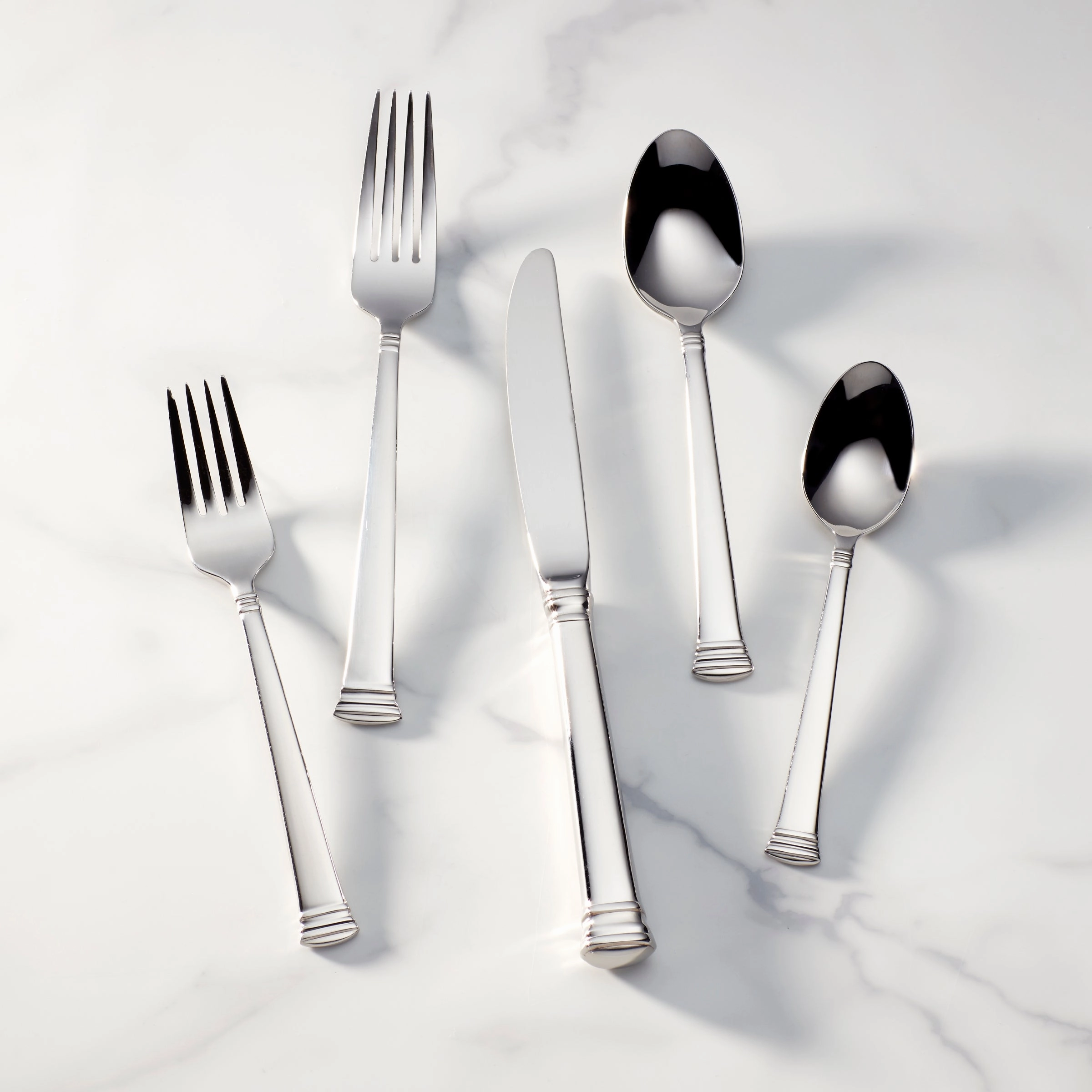 Eternal 20 Piece Flatware Seteco-friendly bamboo fiber tableware set 