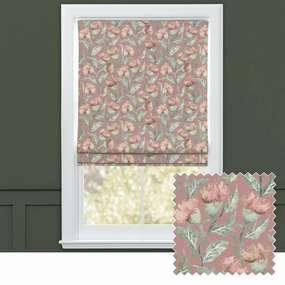 Ettrick Printed Cotton Made to Measure Roman Blinds Rustbedding sets ,throw blankets 
