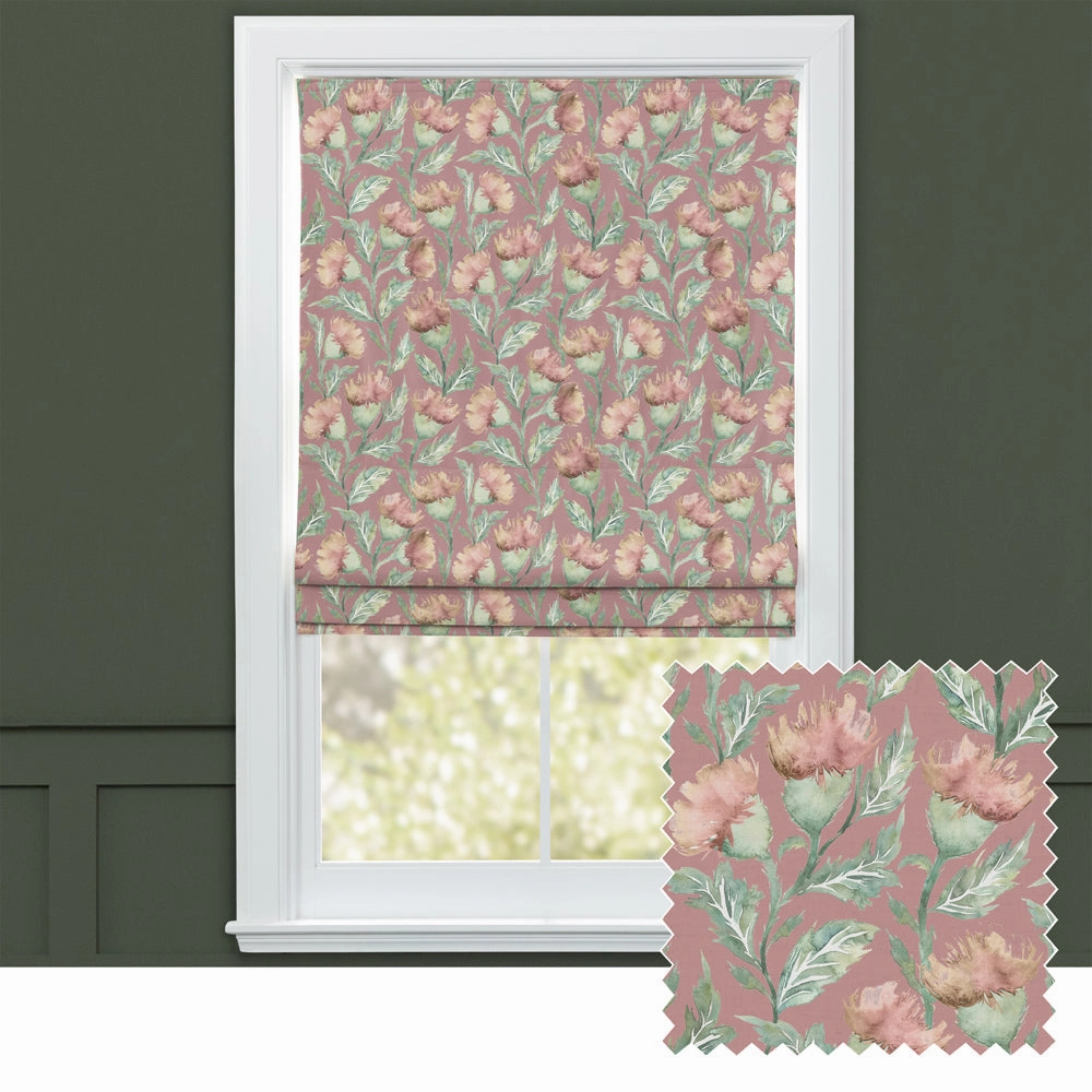 Ettrick Printed Cotton Made to Measure Roman Blinds Rustbedding sets ,throw blankets 