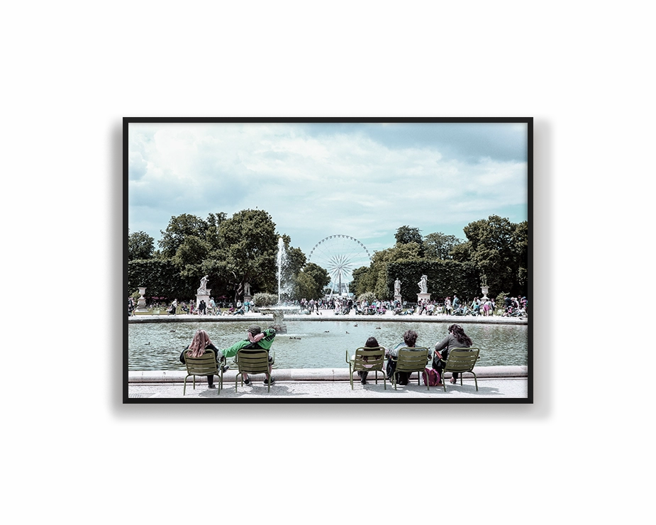 Europe Culture Green Chairsmodern abstract painting decor