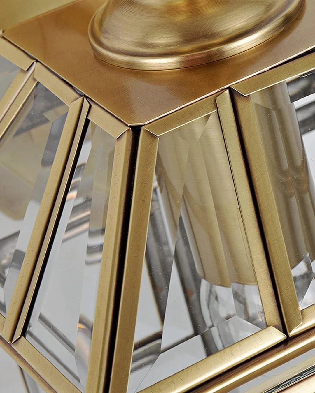 European Vintage Brass Wall Light