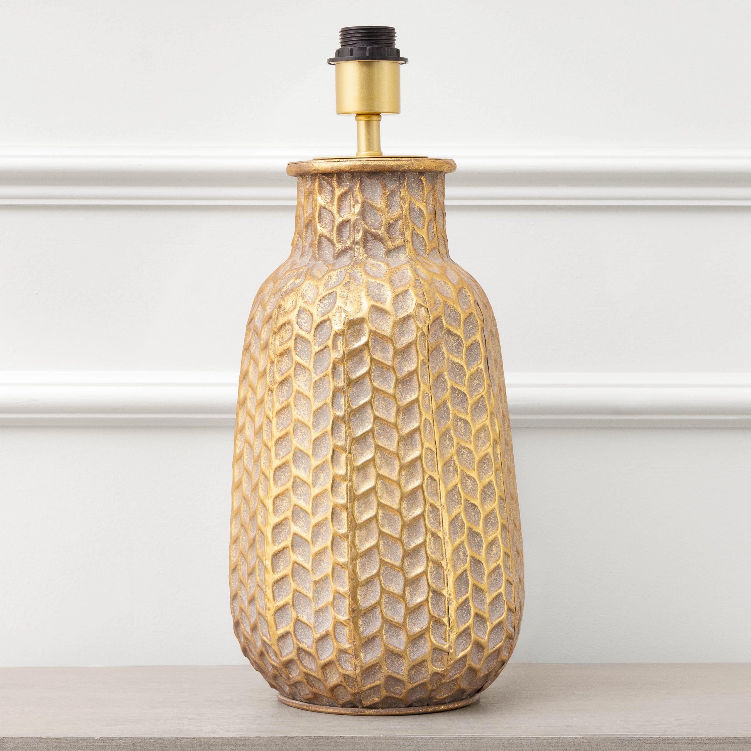 Evanora Lamp Base Gold/Whitewashmodern home decor ,home decor for bedroom 