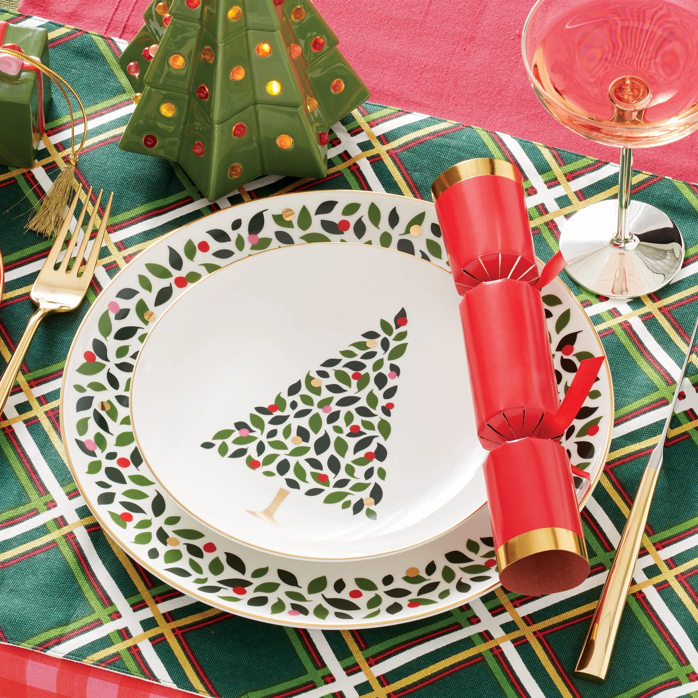 Evergreen Dinner Plates - Set of 4