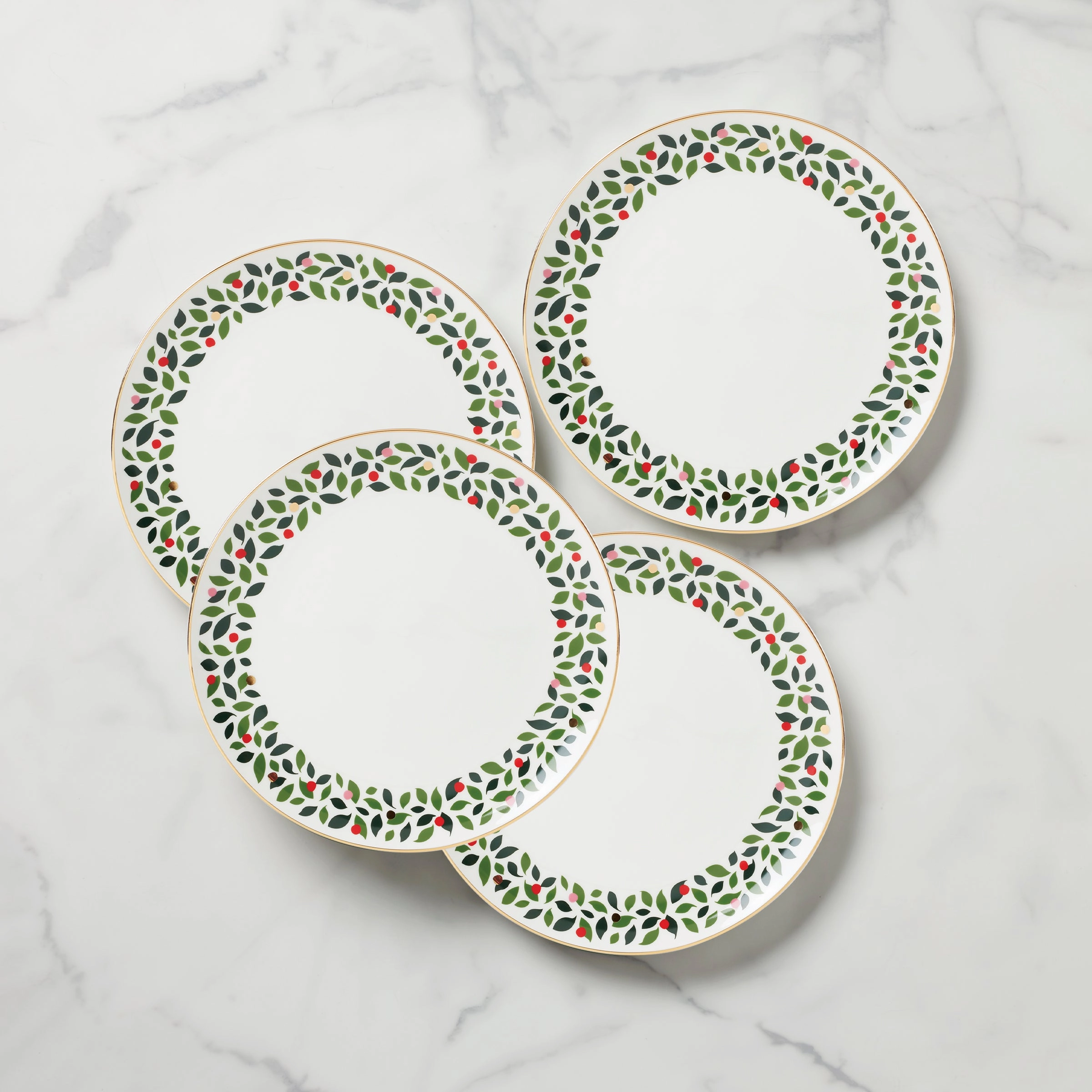 Evergreen Dinner Plates - Set of 4modern kitchen decor ,kitchen dinner set ,dinnerware 