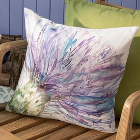 Expressive Thistle Outdoor Cushion Purplebedding sets ,throw blankets 