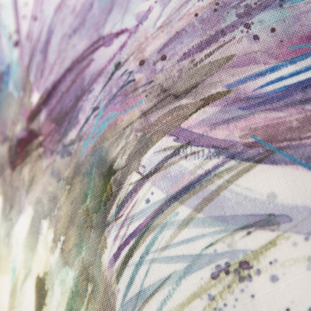 Expressive Thistle Outdoor Cushion Purple