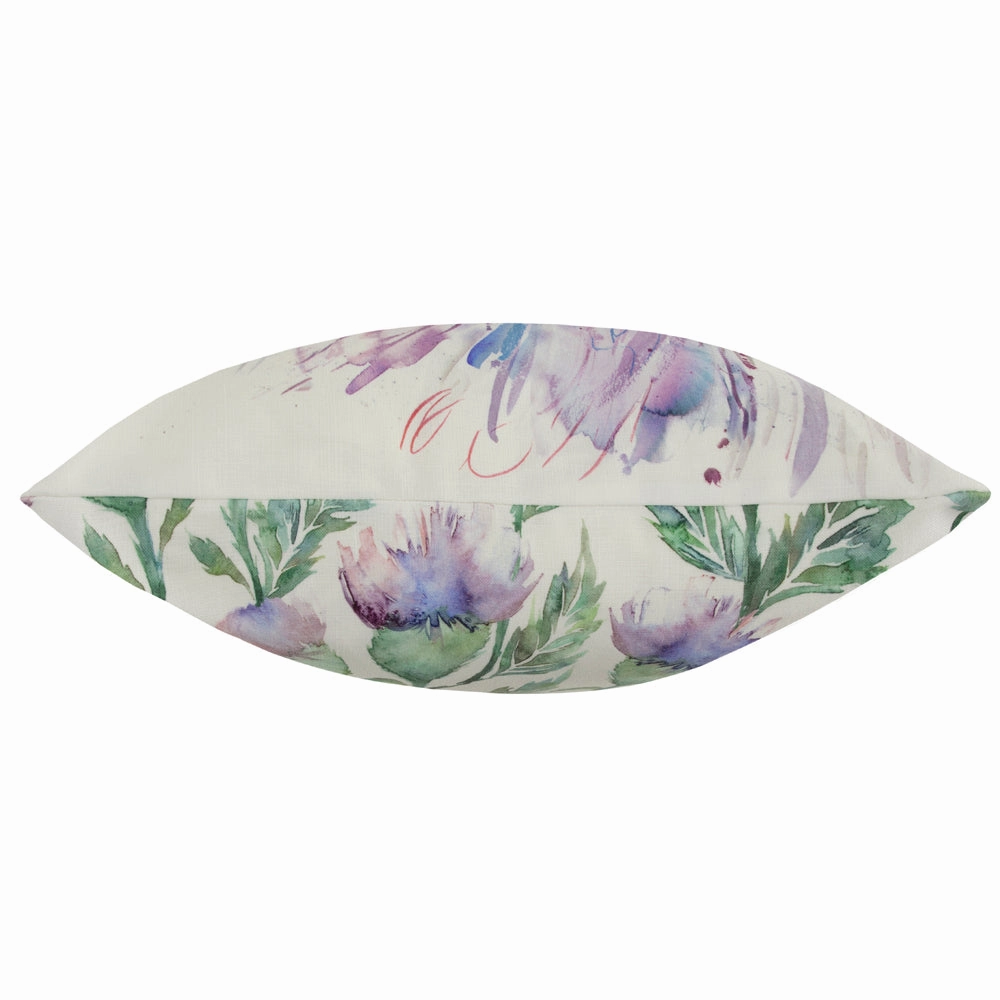 Expressive Thistle Outdoor Cushion Purple