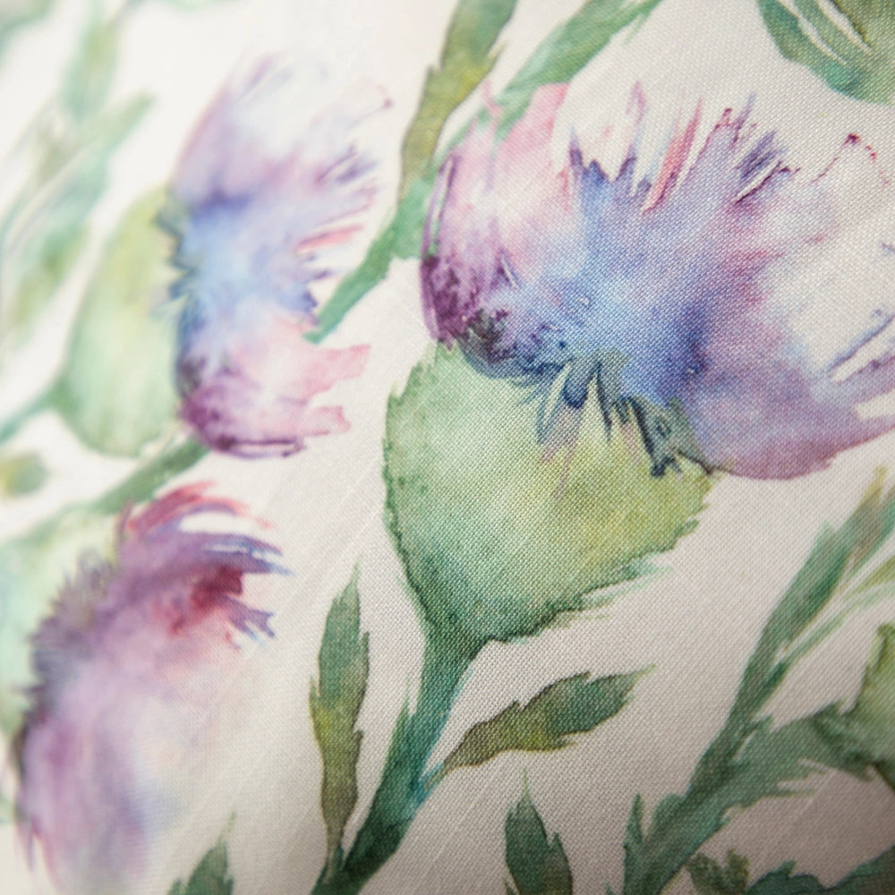 Expressive Thistle Outdoor Cushion Purple