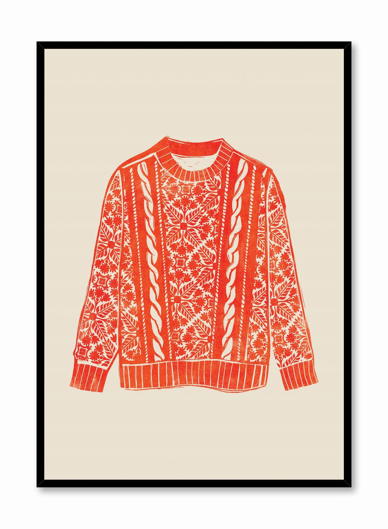 Fair Isle Sweater, Posterpop culture themed posters