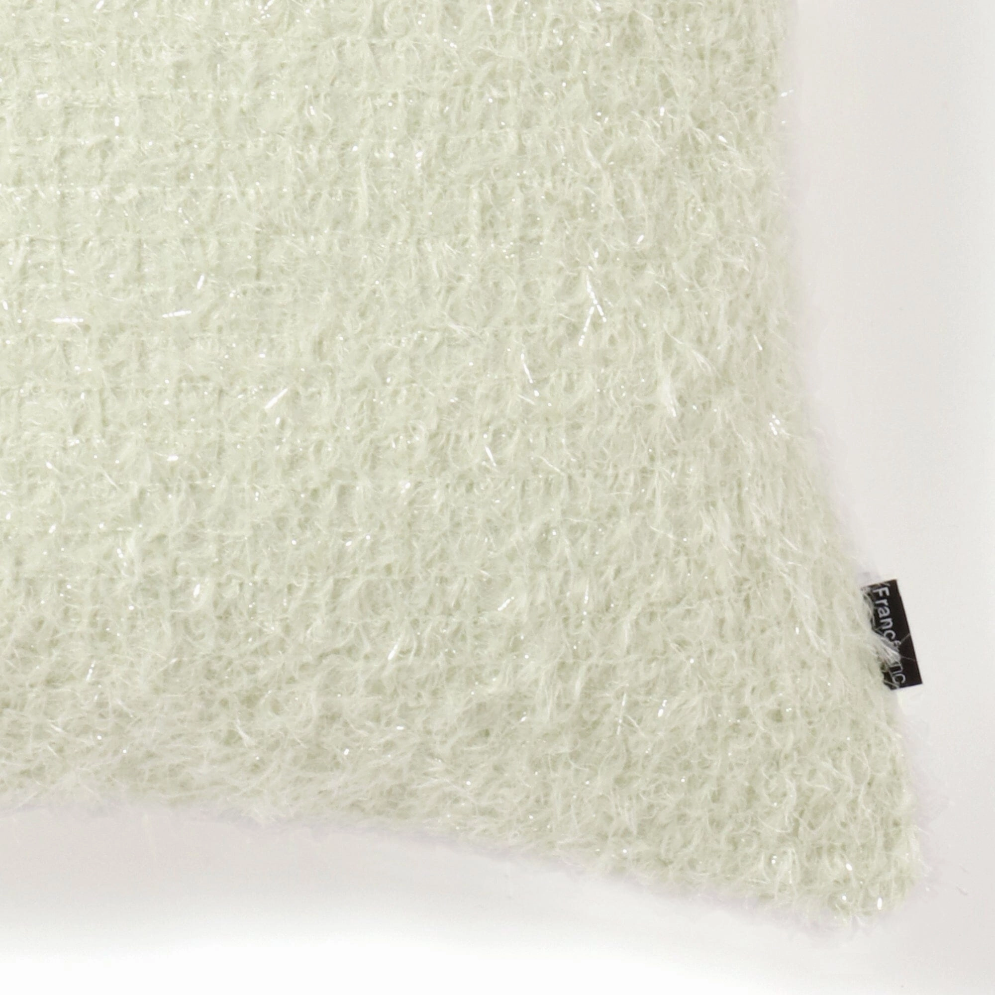 Fancy Grid Cushion Cover 450 X 450 Light Green