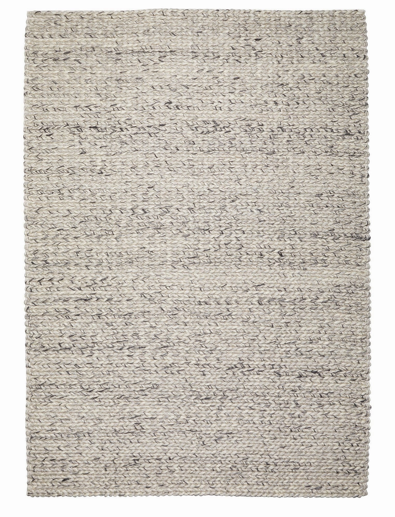 Farrah Marble Grey Braided Wool Rugmodern color block patchwork rug