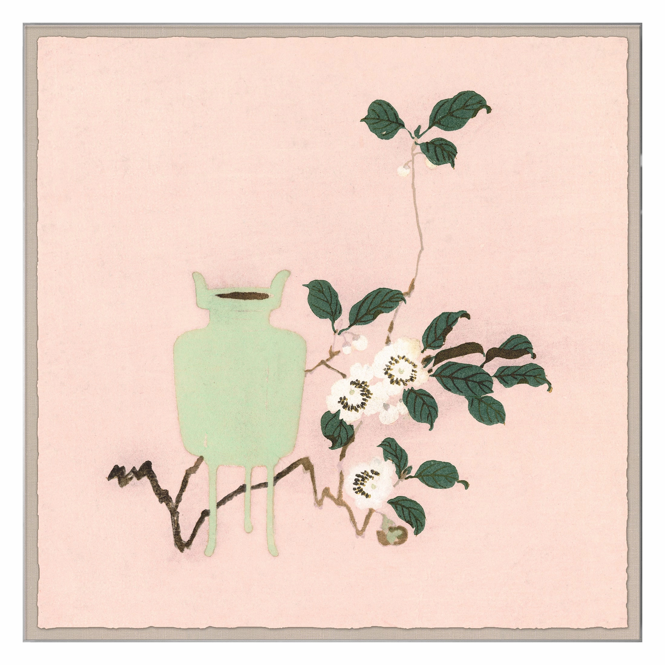 Fashion in the Service of Commerce, 1920, Green Jarnordic style wall decor