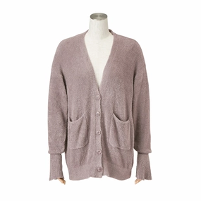 Feather Knit Cardigan  Brownbedding sets ,throw blankets 