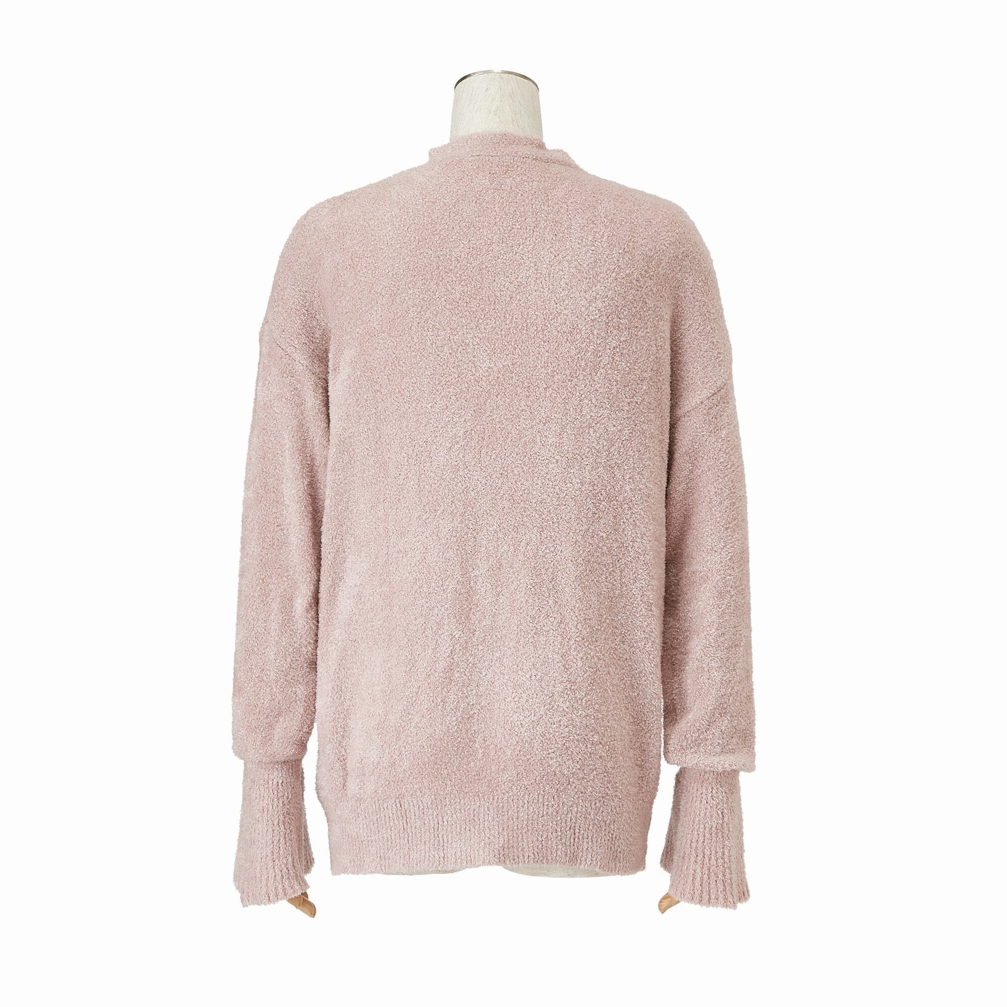 Feather Knit Cardigan  Pink