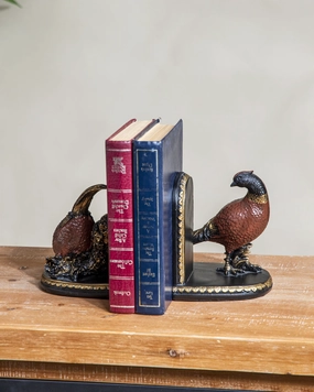 Feathered Pheasant Bookend Sethome decor ,wall decor 