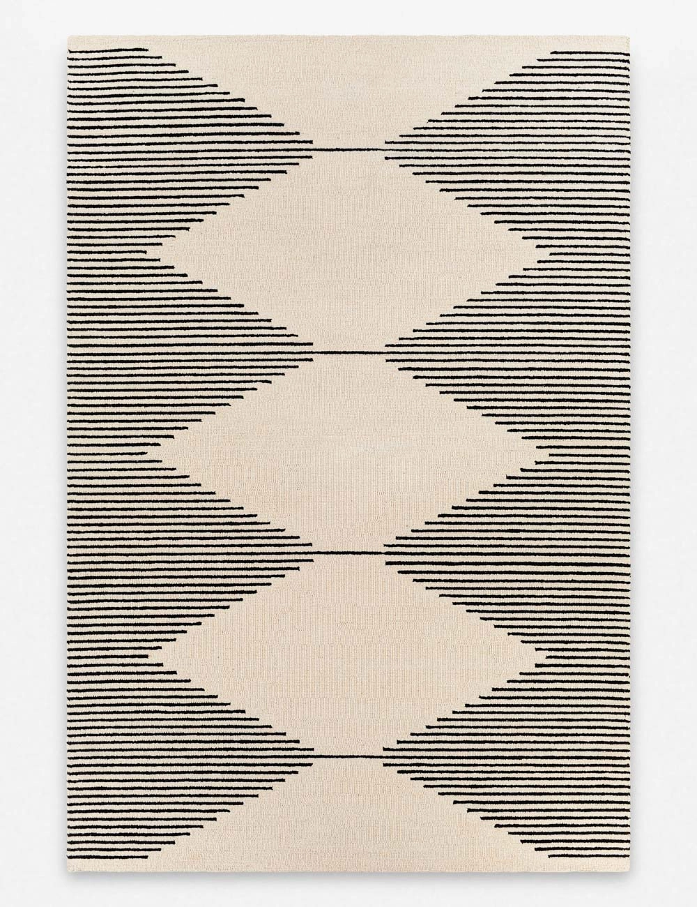 Felix Hand-Tufted Wool Rugmodern color block patchwork rug