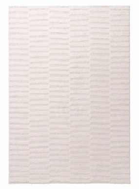 Filippa Ivory Cream Modern Textured Rugmodern color block patchwork rug