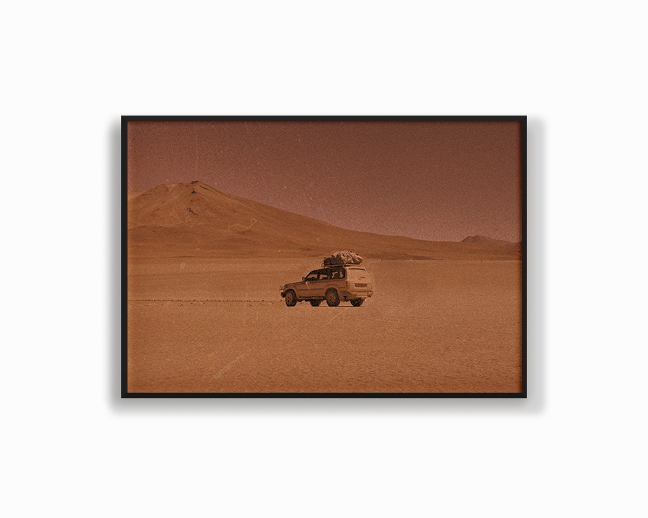 Film Series - Through The Desertmodern abstract painting decor
