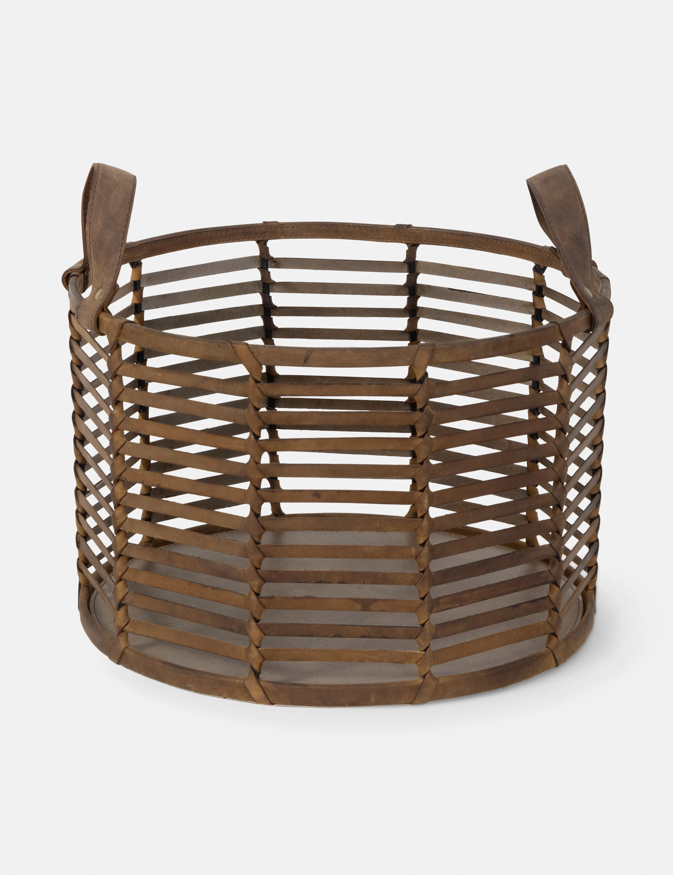 Finn Leather Basket by Regina Andrewhome decor ,wall decor 
