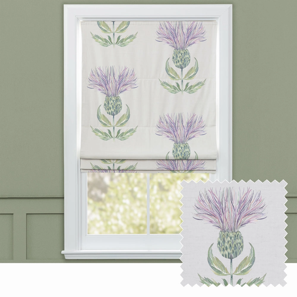 Firth Printed Cotton Made to Measure Roman Blinds Granite Creambedding sets ,throw blankets 