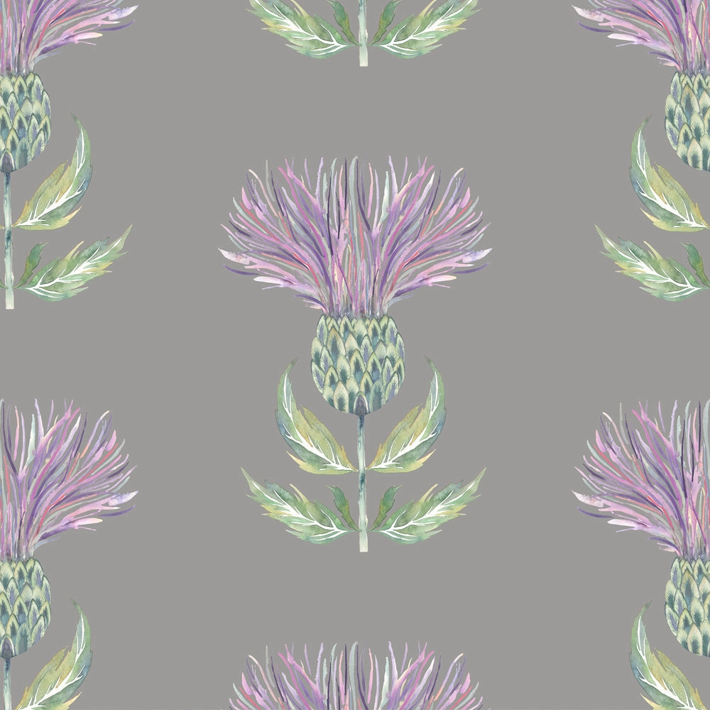 Firth Printed Made to Measure Curtains Granite