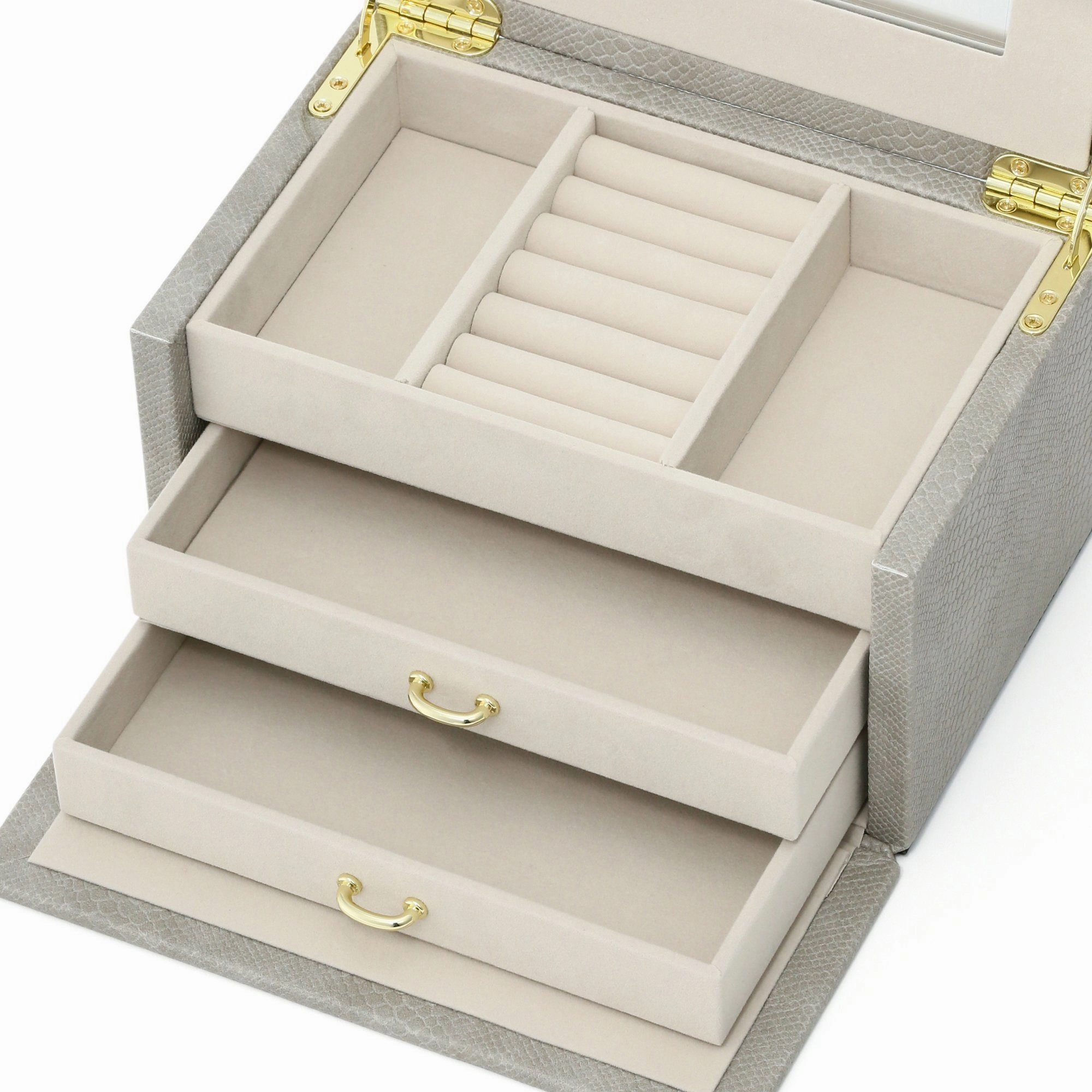 Flavia Jewelry Box Small Gray
