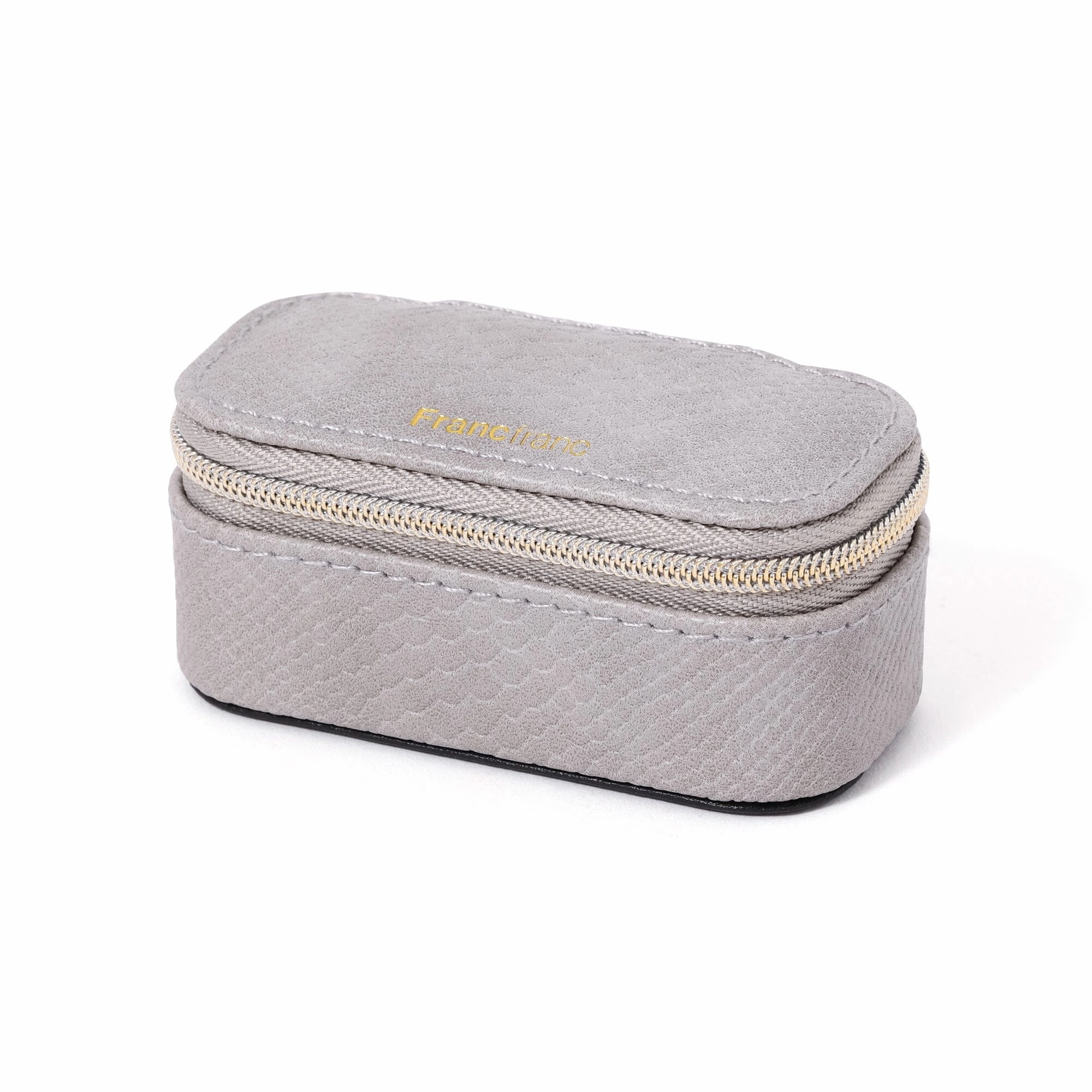 Flavia Mini Travel Jewelry box  Greydecorative storage box ,stackable storage box 