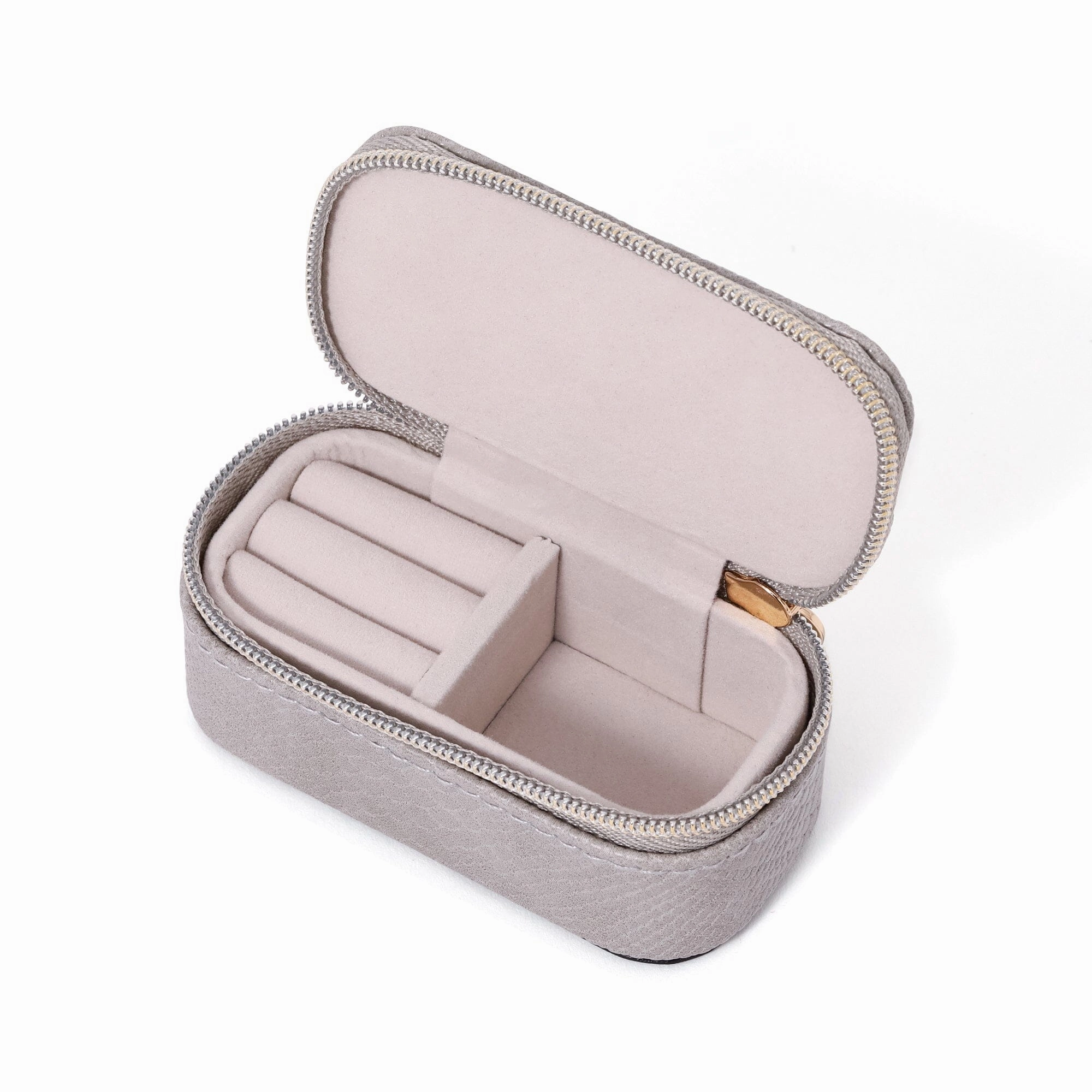 Flavia Mini Travel Jewelry box  Grey