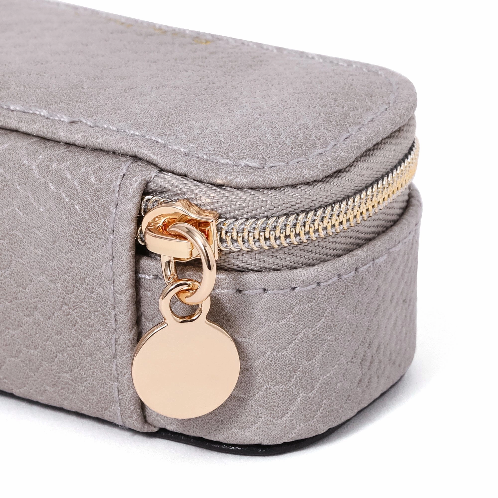 Flavia Mini Travel Jewelry box  Grey