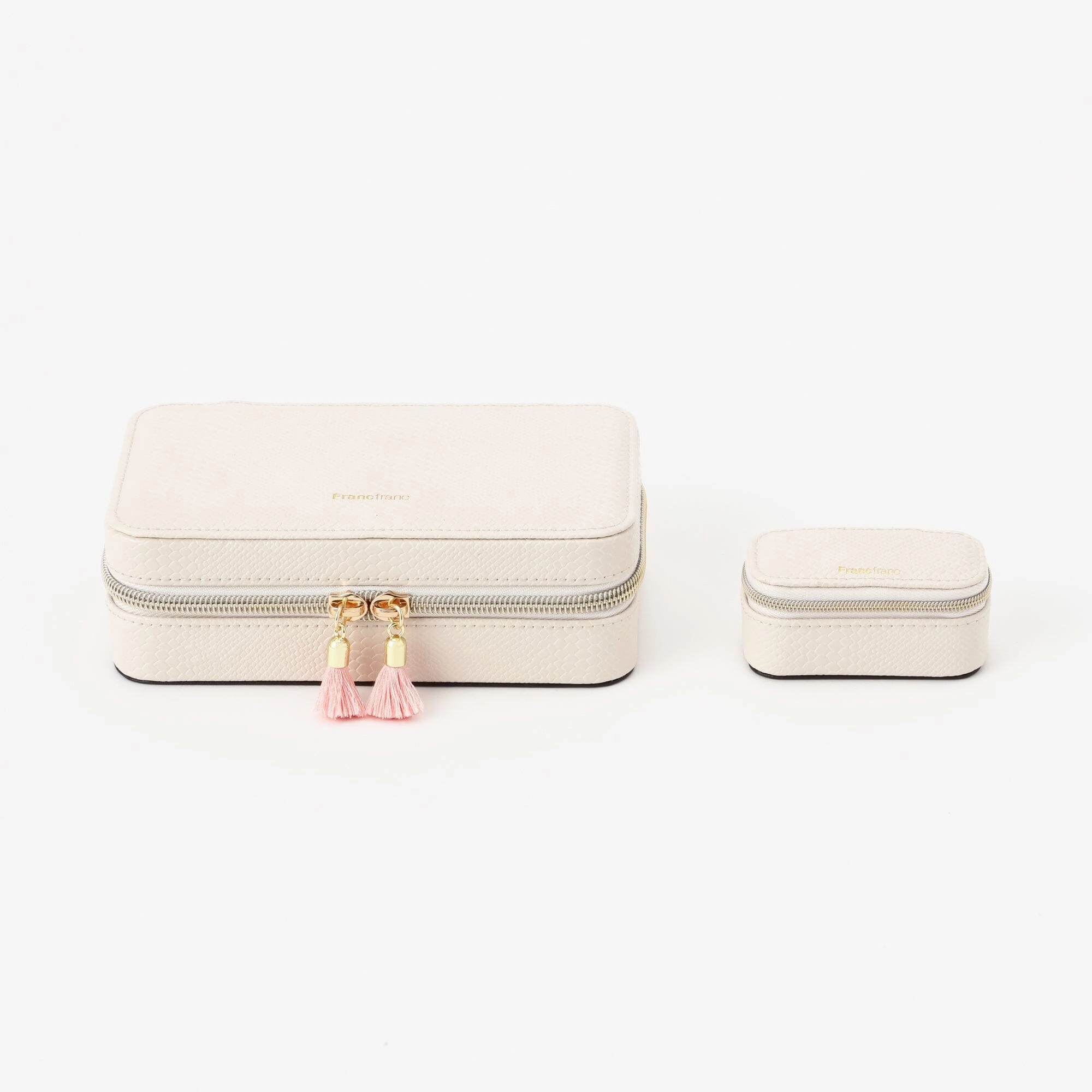 Flavia Mini Travel Jewelry box  Grey